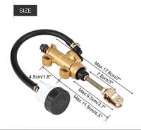 Cuádrule master cylinder, Bomba de cylinder de brake de pie trasero Universal with master cylinder hidráulico de Depósito - details 0