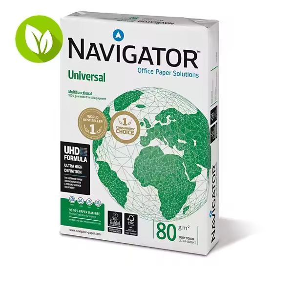 paquete 500 hojas a4 navigator universal - 1