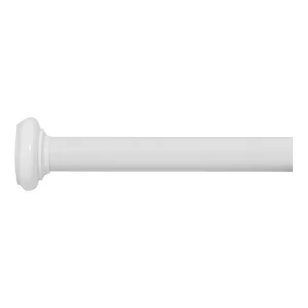 Barra baño v20 105/185 cm recta blanca - 1
