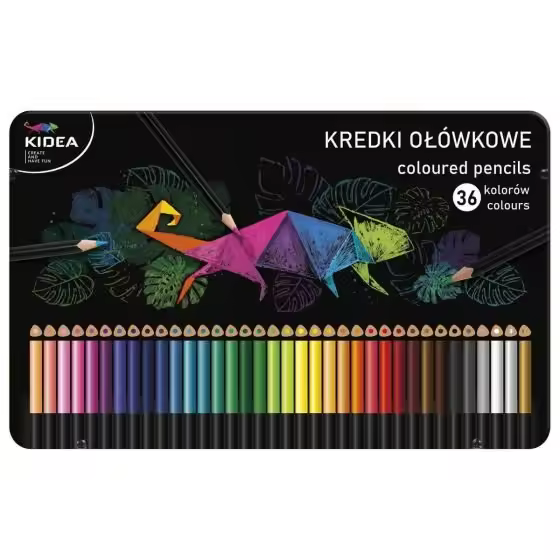 Kidea KTMP36KA Lapices colores 36 caja metálica - 1