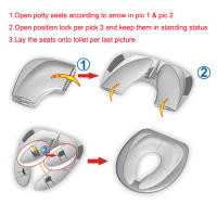 Portable Kids Travel Potty Seat Pad Baby Folding Toilet Training Seat Cover Toddler Urine Assistant Cushion Children Pot Seater - details 7