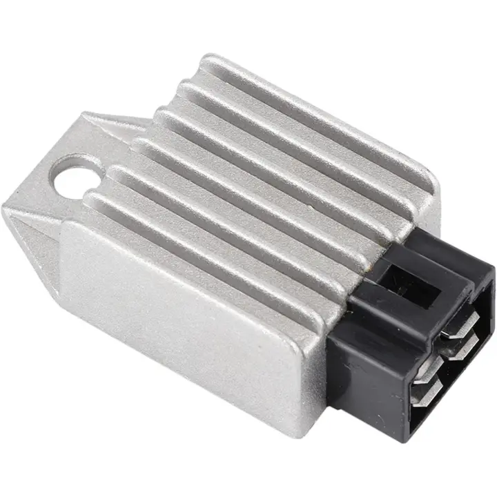 Rectificador Regulador de Voltaje Universal de 12 V Regulador de Voltaje Universal de 4 Pines de 12 V para motorceta - 1