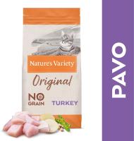 Nature's Variety Original No Grain, Pienso para Gatos Adultos Esterilizados, Sin cereales, con Pavo deshuesado, 7kg - details 1