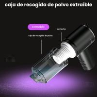 Genérico Aspirador de Mano, 3 en 1, 120W, Inhalámbrico, 3 Modos, Recargable USB, para Coche, Oficina, Hogar - details 2