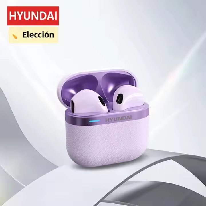 Auriculares Inalámbricos HYUNDAI HY-T02 pro Con Bluetooth 5.4 Latencia Baja Para Gaming Estilos Deportivos Con Micrófono Y Llamadas HD Color Negro, Blanco, Morado, Rosa - 1