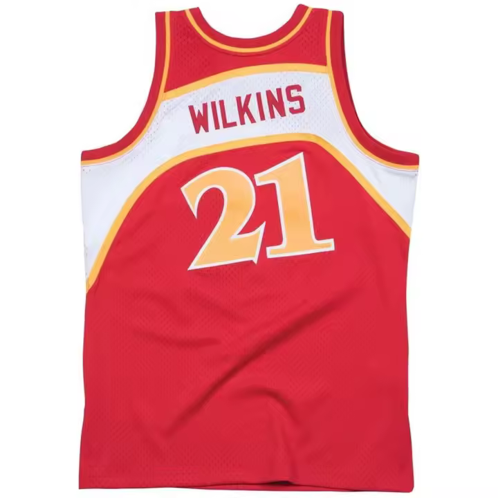 Camiseta de Tirantes Mitchell & Ness Nba Dominique Wilkins Atlanta Hawks '86 para hombre en color rojo - 1