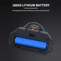 Linterna Frontal LED Portátil Recargable Con Batería 18650 Integrada Para Camping Y Pesca Modos De Iluminación 3 Ángulo De Haz 180° Impermeable - details 3