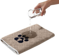 Toalla Para Mascotas De Microfibra Alta Absorción Secado Rápido Herramienta De Limpieza Para Perros Y Gatos Ropa De Baño De Peluquería - details 3