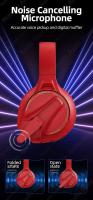 Auriculares Inalámbricos Monster XKH03 HD Llamadas De Longitud De Rango Deportivos Bluetooth 5.3 Gaming Con Microfone Auriculares Estéreo Plegables Para Música Y Videojuegos - details 6