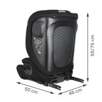 Ms BabyWorld BETA Silla coche Isofix Grupo 2/3 y convertible en Alzador, I-SIZE R129, Silla coche para bebé y niños, Cinturón, Universal, de 15 a 36 kg ó 100-150 cms, Negro - details 1
