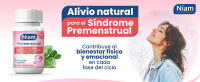 Vitex Agnus Castus 350 mg | Alivio de molestias de la regla | Dolor Menstrual | Sauzgatillo, Vitaminas B6, D, C y Zinc | 60 cápsulas | Niam Premenstrual - details 0