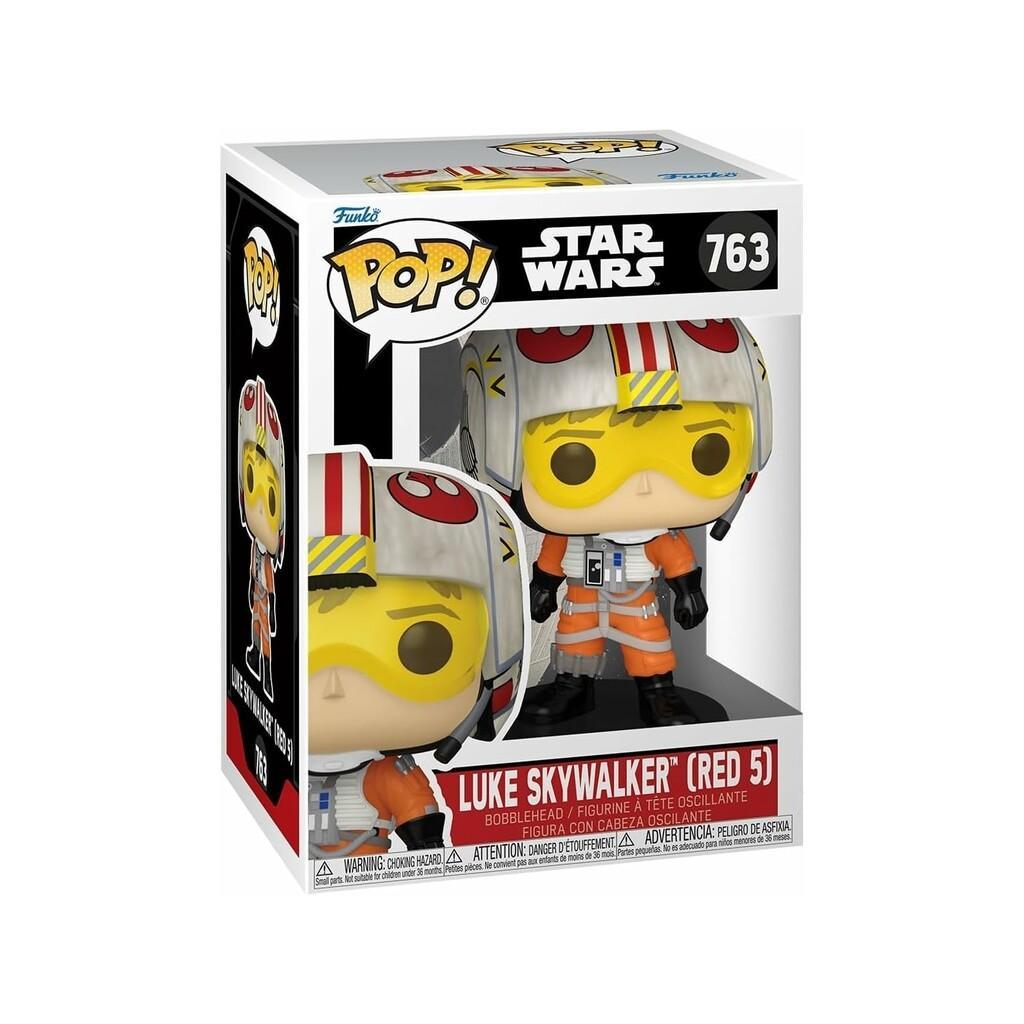 Funko Pop Star Wars Figura Luke Skywalker Red 5 con Cabeza Oscilante