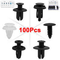 Kit De Clavijas Y Retenedores De Parachoques 100 Piezas Plásticas Universal Para Automóviles 6 Tamaños Populares Juego De Pines Y Clavijas De Presión Para Reparación De Coches - details 0