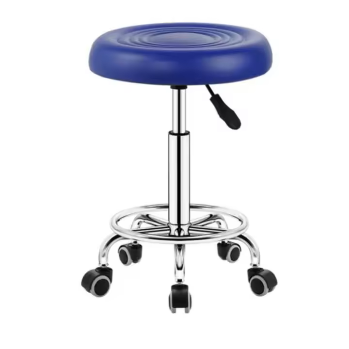 TABURETE , elevador de escritorio frontal con taburete alto, silla giratorio patas de con rueda de estilo nordic,Silla giratoria de Bar alta ajustable,  bar oficina hogar 45-57cm - 1