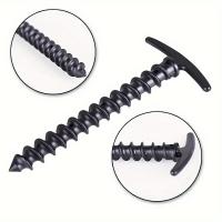 10 Pcs Pack Palos De Tenda Para Acampar Al Aire Libre Herraduras De Suelo Clavos De Anclaje Accesorios De Tenda Para Senderismo - details 4