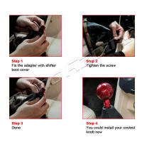 Extensor De Manillar De Cambios De Aluminio 133mm Extensión De Palanca De Cambio Manual Para Honda Adaptador De Knob De Cambio Universal M10x1.5 - details 0