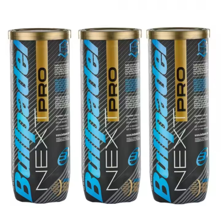 PACK 3 BOTES PELOTAS BULLPADEL FIP NEXT PRO. GRAN DURABILIDAD - 1