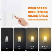 Interruptor De Luz Nocturna Con Sensor De Luz Automático LED Ajustable Para Dormitorio Y Escaleras Luz Noturna Para Niños - details 10