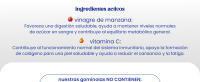 Jelly Pills Gominolas de Vinagre de Manzana de la Madre 1000mg con Cromo y Vitamina C - 70 Gummies Veganas - Sin Azúcares Añadidos - Sabor a Manzana Natural - details 2