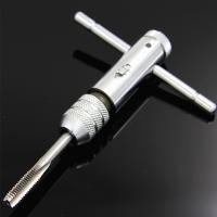 Juego De 5 Piezas De Llave Ajustable M3-M8 Con Herramienta De Tapping Adelante Y Atrás Herramienta De Accesorio De Fijación De Herramientas De Chispa De Acero Cromado - details 4