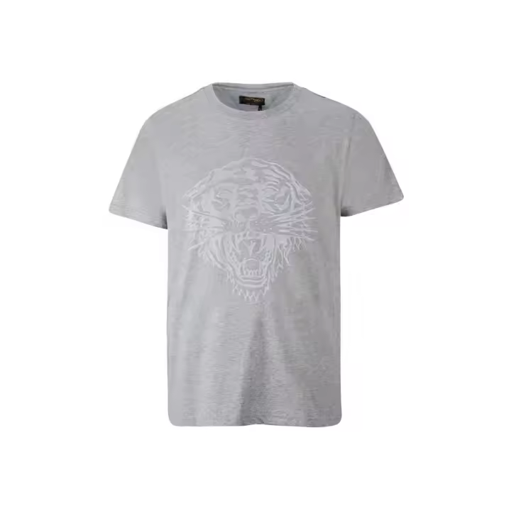 Ed Hardy Camiseta Tigre Glow Gris Hombre - 1