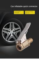 Conector De Bomba De Neumáticos De Coche Adaptador De Válvula De Goma Clip-on En Latón Para Ruedas De Bicicleta Y Automóviles Accesorios De Coche Y Bicicleta - details 0