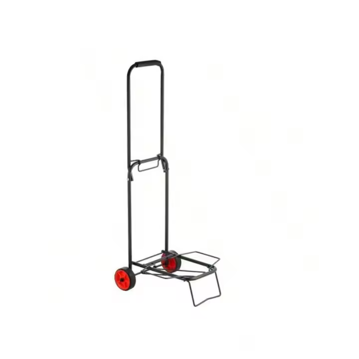 STARLEY-Carro multiuso 25-40kg bricotech Carro de compras plegable Carro de equipaje Carretilla de dos ruedas Remolque plano Remolque plegable Tubo de acero de dos ruedas.31X33cm 42x39x97cm - 1