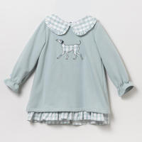 Coco Acqua Vestido de bebé niña 50191 VERDE NUBLADO ropa niños Winter ROYALE CORDONETS - details 1