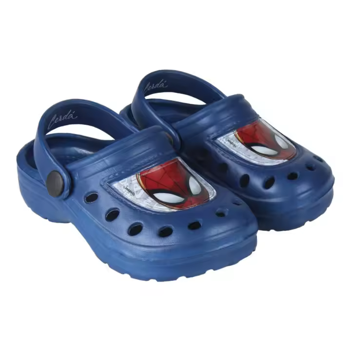 Zuecos Spiderman Azul con Motivo Estampado para Niño - 1