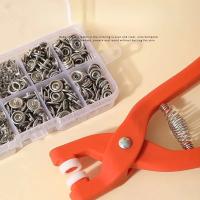 Kit De Herramientas Para Botones De Cierre De Presión 50 Conjuntos Herramienta De Instalación De Botones Para Ropa Herramienta De Presión De Botones Metálicos Para DIY Y Costura - details 0