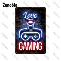 Tin Sign De Metal Video Games Decoración Para La Habitación Del Juego Zona Gamer Placa De Hierro Decorativa Rectangular - details 19