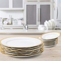 24PCS Almohadillas De Protección Para Platos Y Tazas De Terciopelo Anti-fricción Divisores De Alimentos Para Armado Ecológico Y Clásico - details 3