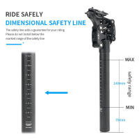 Post De Silla De Bicicleta Con Absorbedor De Choque Para Bicicleta De Montaña 27.2-30.9-31.6mm Tubo De Sillín MTB 350mm Cuatro Enlaces Piezas De Bicicleta - details 4