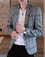 Camisa De Negocios Casual Para Hombre Estilo Coreano Moda 2025 Slim Fit Todo El Año Poliéster Elegante Y Versátil - details 1