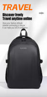 Mochila Para Hombre Impermeable De Gran Capacidad Estilo Casual Con Compartimento Para Computadora Mochila De Viaje Negocios Y Estudiante - details 3