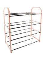 Rack De Zapatos De Metal Organizador De Calzado Estante De 4 Capas Espacioso Para Sala De Estar Material Duradero - details 36