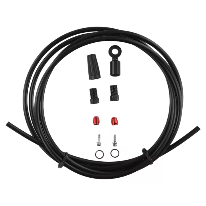 Kit De Tubo De Freno De Bicicleta Con Conector Banjo Para SRAM Flat Mount HRD Rojo Force Apex 2 Metros Accesorios De Bicicleta - 1