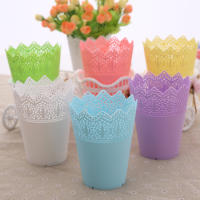 Maceta Pequeña Para Plantas Flower Pot Plástico Hueco Soporte Para Semillas Y Plantas En Crecimiento Armario De Almacenamiento Decorativo - details 1