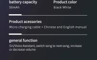 Auriculares Inalámbricos S20 Nuevos Con Microfone Alta Calidad Auditiva Y Experiencia Inmersiva Estilo Gancho Para Oreja - details 16