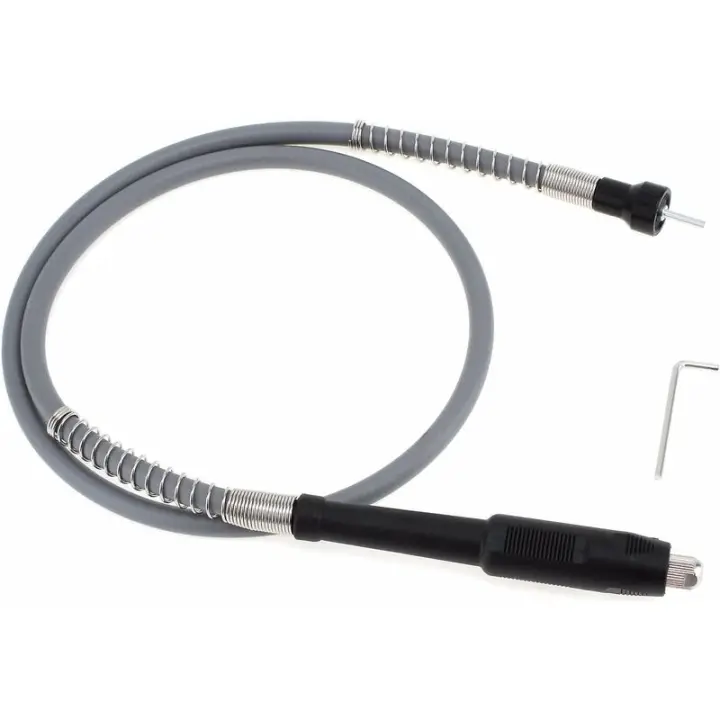 Taladro de eje flexible Eje flexible universal, Longitud del adaptador de eje para multi herramienta rotativa, Extensión de eje de taladro flexible con mandril sin llave - 1