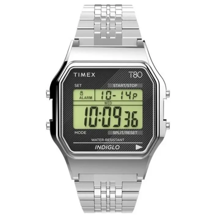 Timex T80 TW2V19000 Retro Style Reloj Digital Unisex Vintage - 1