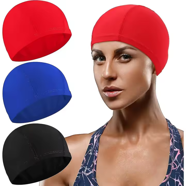 Dww-3 Gorros de Natación Unisex con Buena Elasticidad y Tela Cómoda - 1