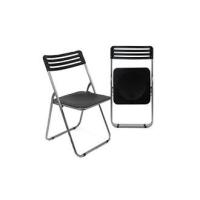 silla pvc plegable jardin metal aluminio acolchada ligera color compacta
