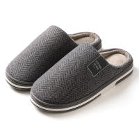 Zapatillas De Casa Para Hombres Suaves Y Cálidas Con Piel De Plush Interior Anchos Y Cómodos Zapatos De Pies Grandes - details 3