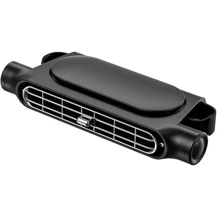 Ventilador de coche, ventilador de coche, USB recargable reposacabezas ventilador para Coche, camión, SUV, Asiento del coche - 1