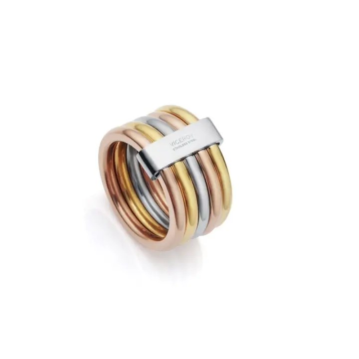 Viceroy Fashion Anillo de Mujer Viceroy Chic 75305A01612 - Acero Multicolor Talla 16 - 1