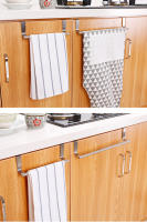Rack De Toallas De Acero Inoxidable Para Baño Y Cocina Organizador Colgante Para Puerta De Armario Estante Montado En La Pared Barra De Toallas - details 2