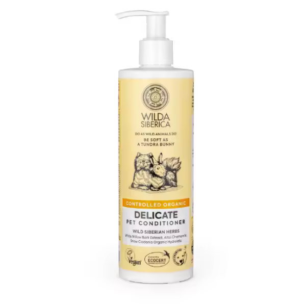 NATURA SIBERICA ACONDICIONADOR DELICADO PARA MASCOTAS, 400 ML - 1