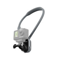 TELESIN Soporte De Cuello De Silicona Con Arranque Rápido Para Cámara GoPro Hero 12/11/10 Insta360 X4/X3/GO3/GO2 OSMO Accesorio Deportivo - details 0