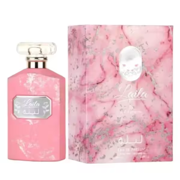 Perfume árabe de mujer Laila Ard al Zaafaran 100ml, Fragancia floral, rosas , fresca muy femenina , exótica ,Colonia femenina oriental NOVEDAD - 1